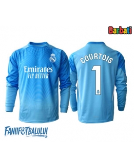 Real Madrid Thibaut Courtois #1 Portarii Tricou Fotbal Replică 2025-26 Barbati Acasa Mâneci Lungi